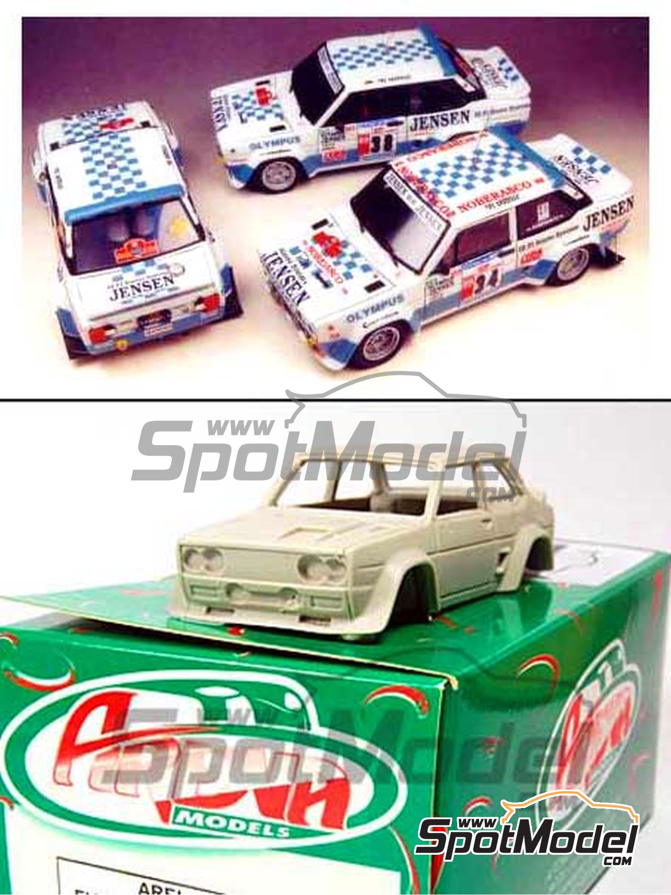 Arena Modelli ARE255: Car scale model kit 1/43 scale - Fiat 131